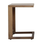Pangea Home Soleil 20x15 Modern Acacia Wood Soleil Side Table in Natural Finish