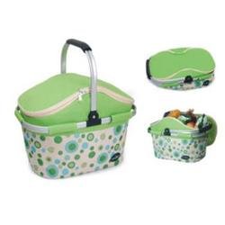 Collapsible Picnic Cooler Basket in Green