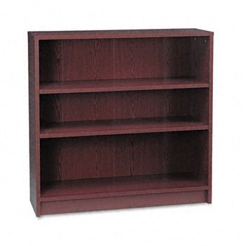 Hon 1870 Series Square Edge Laminate Bookcase Bookcase,3Shelf,Sqedg,My (Pack Of2)