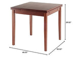 Ergode Wood Pulman Extension Table | Practical & Space-Saving | Walnut Finish | Extends to 48' | Accommodates 4 Guests | Easy Assembly