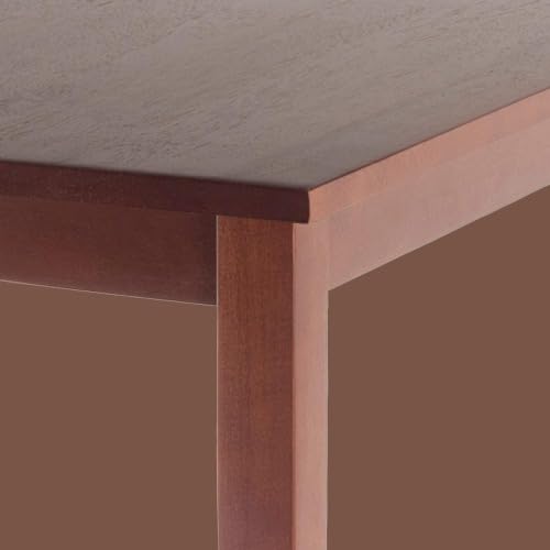 Ergode Compact Wood Dining Table - Walnut Finish, Solid Construction, Easy Assembly