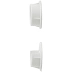Stanley N154-567 Pr/1 X 7: John Sterling Closet Pole Sockets (Bc-0037), Pack Of 1, White