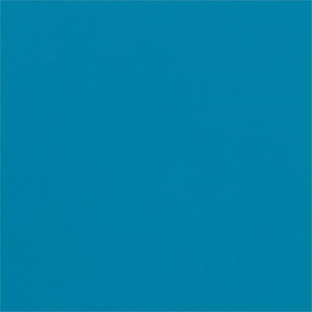 Baxton Studio Lavinia Modern and Contemporary Blue Finished Metal Outdoor Side Table Blue/Metal