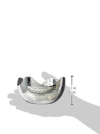 Elegance Hammered 6-Inch Stainless Steel Bowl, 6'' X 6'' X 3'',24 Ounces,Silver