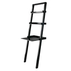 Ergode Bellamy Leaning Desk with 2 Shelves, Black
