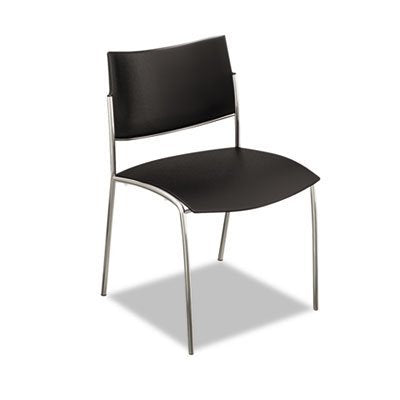 Chair,4-Leg Stackable,Bk