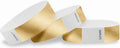 Wristco Metallic Gold Tyvek Wristbands For Events - 1,000 Count - Comfortable Tear Resistant Paper Bracelets Id Wrist Bands For