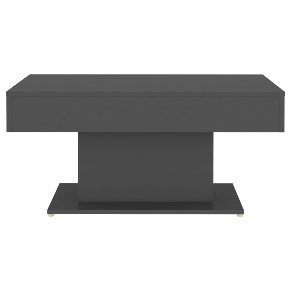 vidaXL Coffee Table Household Living Room Office Furniture Accent Couch Center Side End Sofa Coffee Table Desk Gray Engineered Wood