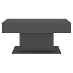 vidaXL Coffee Table Household Living Room Office Furniture Accent Couch Center Side End Sofa Coffee Table Desk Gray Engineered Wood