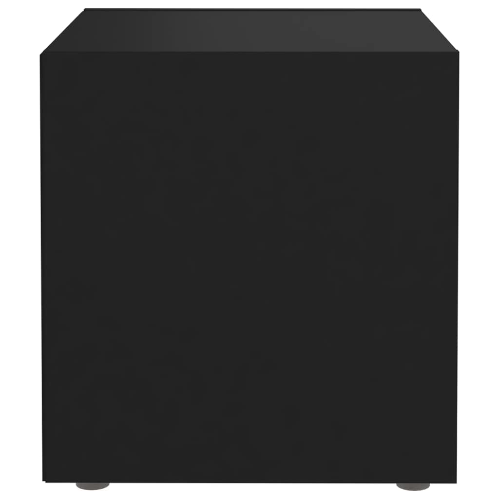 NusGear TV Cabinet Black 14.6&quot;x13.8&quot;x14.6&quot; Chipboard
