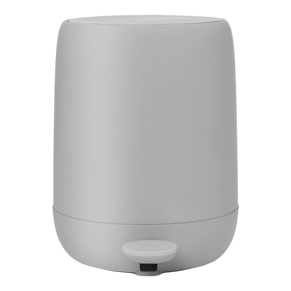 blomus - Sono Pedal Bin Made of Plastic/Silicone, Microchip, 5 Litre Capacity, Soft-Close Lid, Removable Bucket, Soft-Touch, Bat