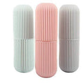 Shreeji Capsule Shape Portable Travel  Toothbrush Toothpaste Holder Storage Case Box Organizer Bathroom Use/Travelling Use | Pa