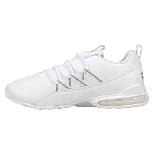 Puma Riaze Prowl Metal Womens Running Shoes, Puma Silver-White-Ii, 6 Wide