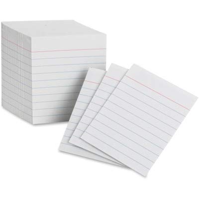 Oxford Oxf10009 - Mini Ruled Index Cards