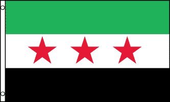 Syrian Revolution Flag 3X5 Feet Syria