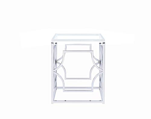 Coaster 190701 Mischa Dining Table Base, Chrome