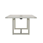 Safco Mirella Conference Table Sitting Height - 8' White Ash