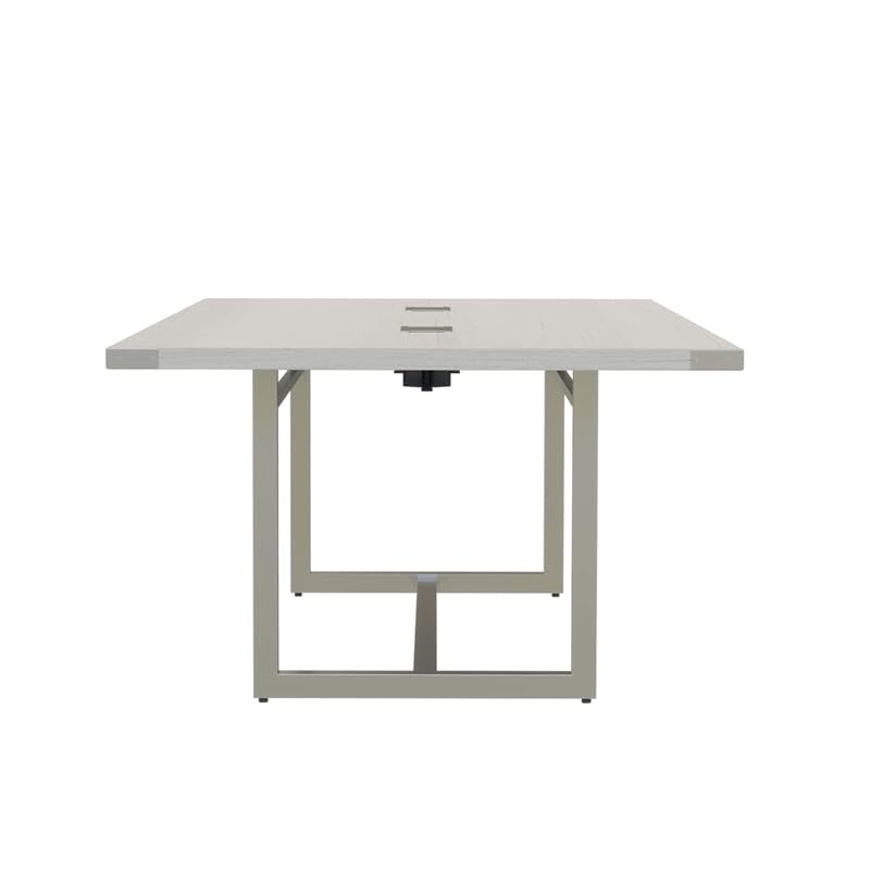 Safco Mirella Conference Table Sitting Height - 8' White Ash