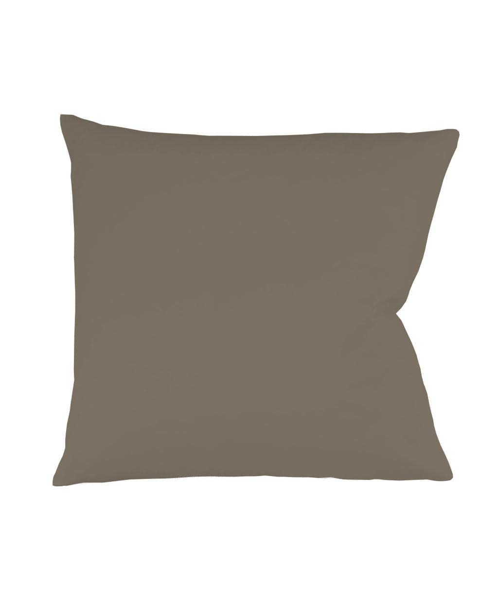 Fleuresse 40 X 40 Cm 100 Percent Cotton Colours Pillowcase, Taupe