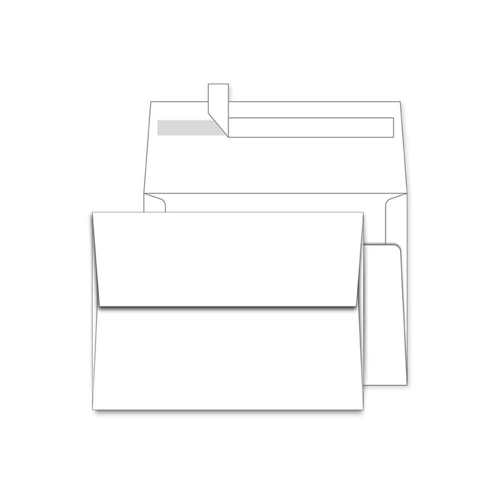 100 Pack A2 White Envelopes Self Sealing Adhesive Perfect For Weddings, Rsvp, Invitations, Baby Shower,Greeting Cards,Announceme