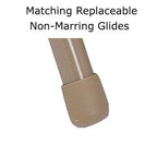 Steel Folding Chair -Set Of 4 - Beige (Beige) (29 1/2"H x 18 1/4"W x 20 1/4"D)