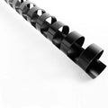Totiyea 100 Pack 19 Ring Plastic Binding Combs, 3/4 Inch Diameter, 185 Sheet Capacity, Letter Size, Black Comb Binding Spines