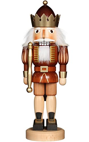 Alexander Taron 32-321 Christian Ulbricht Nutcracker-King (Natural) -15.75" H X 5.5" W X 4.25" D, Brown