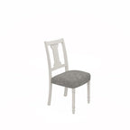 LILOLA LIVING Tannen Set of 2 White and Gray Dining Side Chair