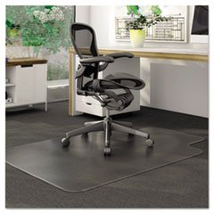 Deflect-O Duramat Chair Mat For Low Pile Carpeting - Duramat Chair Mat For Low Pile Carpet, 36W X 48H, Clear