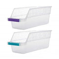 Feeling Mall Fridge Storage Basket, Kitchen Cupboard Organiser Storage Basket, Fruit Storage Containers For Fridge Kitchen Cupbo