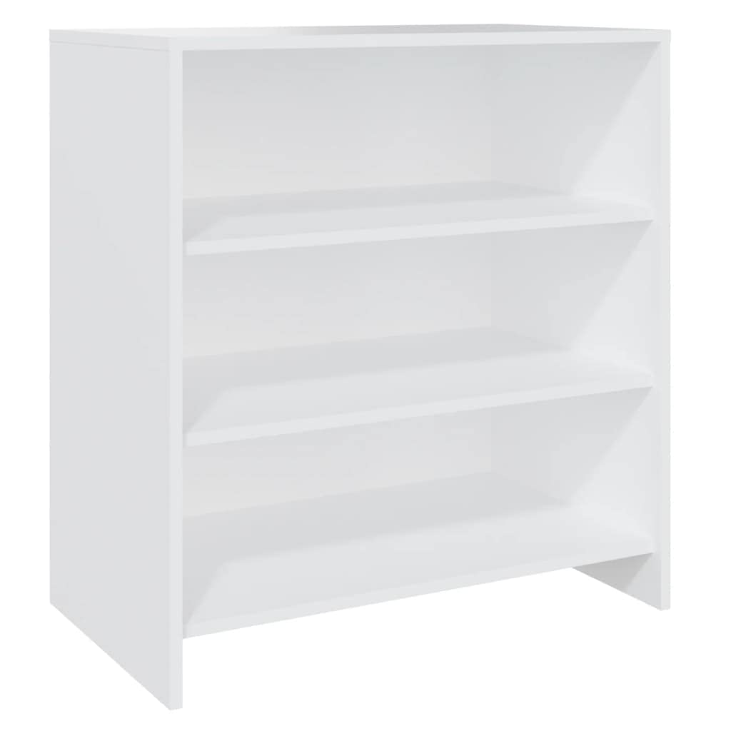 vidaXL Sideboard White 27.6&quot;x15.9&quot;x29.5&quot; Engineered Wood