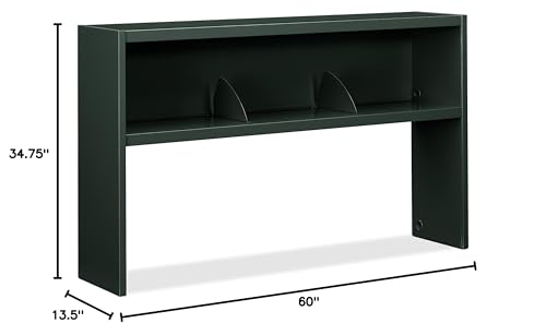 Hon 38000 Series Stack-On Hutch, 60", Charcoal