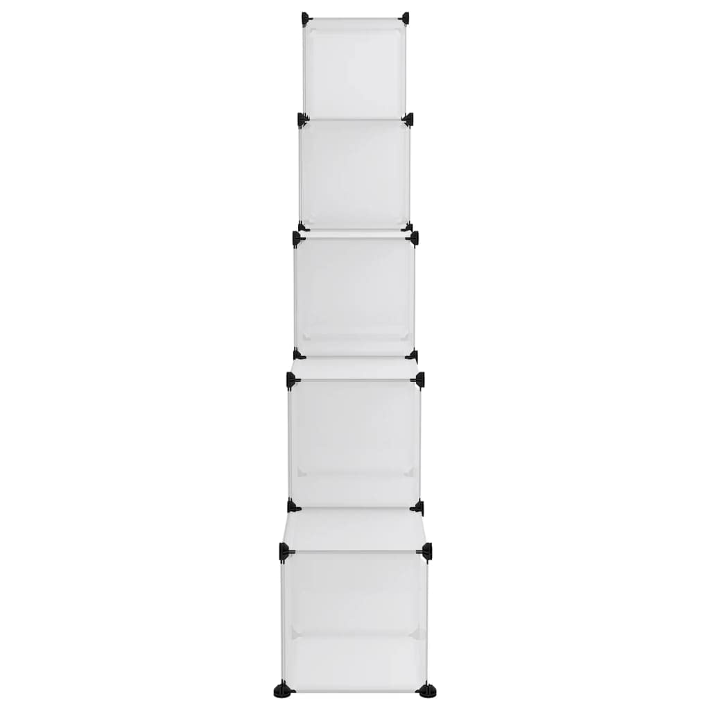 vidaXL 15 Cubes Transparent Storage Cube Organizer - Thumbnail 2