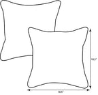Pillow Perfect Tropic Floral Indoor/Outdoor Accent Throw Pillow Plush Fill, Weather, And Fade Resistant, Large - 18.5' X 18.5'
