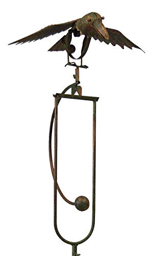 Esschert Design Staked Steel Flying Bird Rocker, 53' H