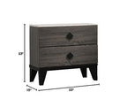 Best Quality Furniture Bedroom Furniture, Walnut Gray