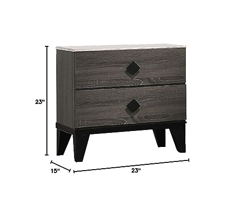 Best Quality Furniture Bedroom Furniture, Walnut Gray