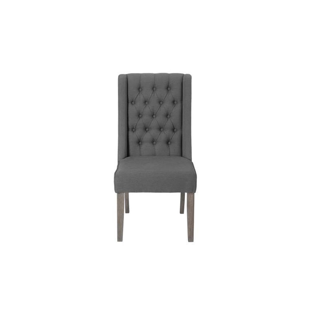 Best Quality Furniture D2-Sc2 Dining Chairs (Set Of 2) Gray