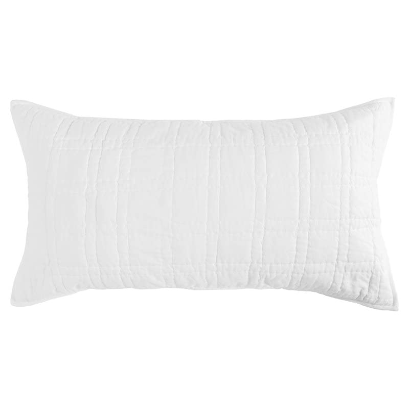 Kosas Home Hailee 20X36 Cotton King Sham With Silvadur Tech In White