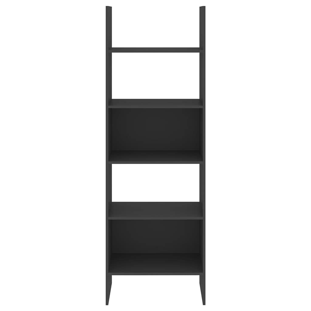 vidaXL Book Cabinet Gray 23.6&quot;x13.8&quot;x70.9&quot; Chipboard