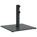 vidaXL 37.5 lb Square Parasol Base for Ø1.3/1.5"/1.9" Poles - Steel Dark Gray Umbrella Stand with Double Knob and Adjustable Foot Pads
