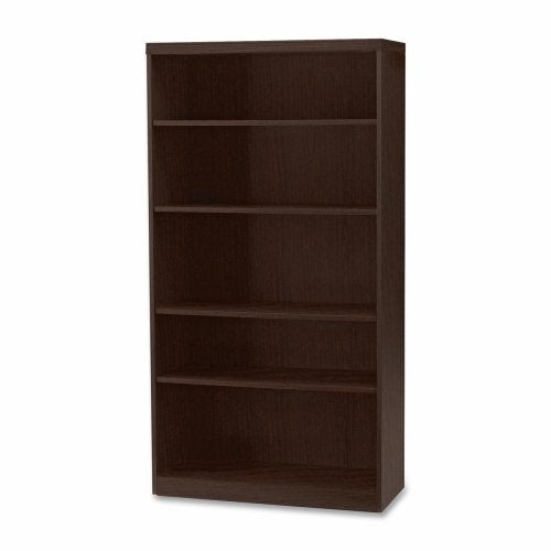 5 Shelf 68.75&quot; Bookcase Finish: Mocha