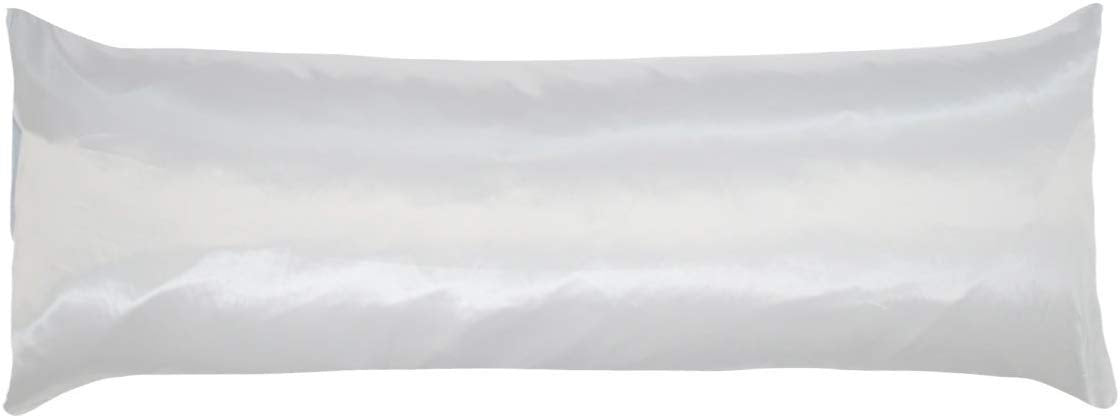 Betty Dain Soft Satin Body Pillowcase, 21 X 54, White
