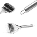 Flyinwing Stainless Steel Multi Functional Noodle Cutter Roller Dough Slicer for Pasta Momos Noodles Vegetable Herb Chopper Heav
