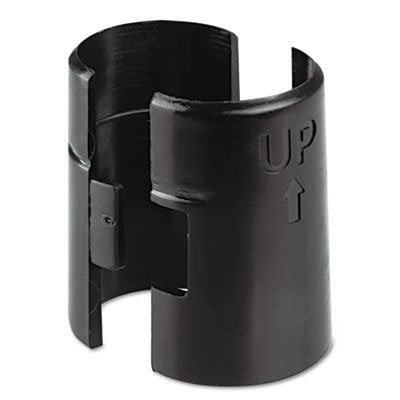Wire Shelving Shelf Lock Clips, Plastic, Black, 4 Clips/Pack, Sold As 1 Package, 6Pack, Total 6 Package