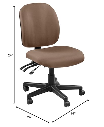 Lorell Mid-Back Task Chair Without Arms