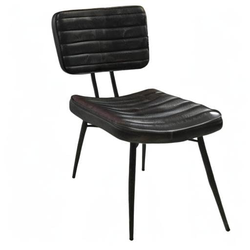 Coaster Furniture Partridge Padded (Set of 2) Espresso and Black Side Chair 110652