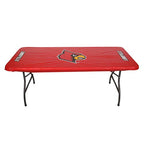 Collegiate Kwik-Covers Rectangle Plastic Table Covers, Bundle Of 2 (University Of Louisville, 6')
