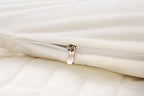 F.Y.Dreams Duvet Cover For Weighted Blanket 60X80 Inches With 8 Ties/Minky Square Quilted/Off-White