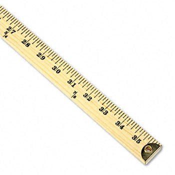 Yardstick 36'-W/Metal Ends